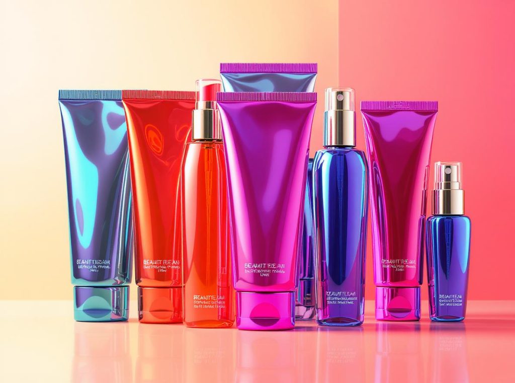 Glossy finish packaging with vibrant colors and high-shine reflective surface for maximum shelf impact