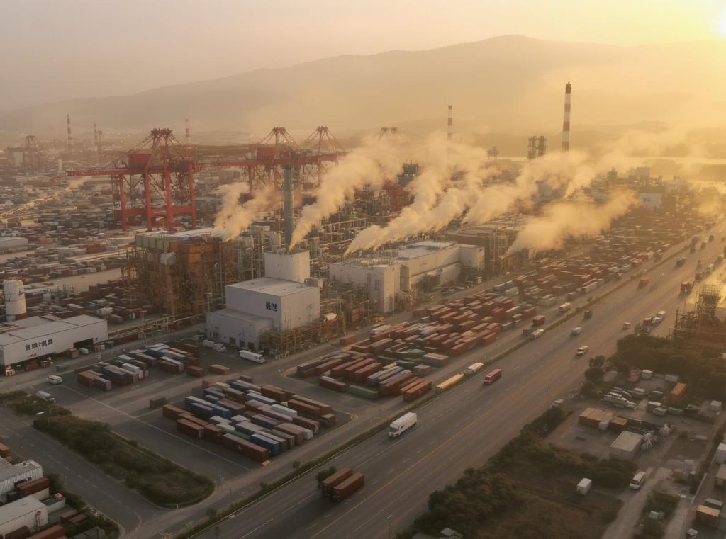 Massive Chinese manufacturing scale showing industrial capacity and production facilities