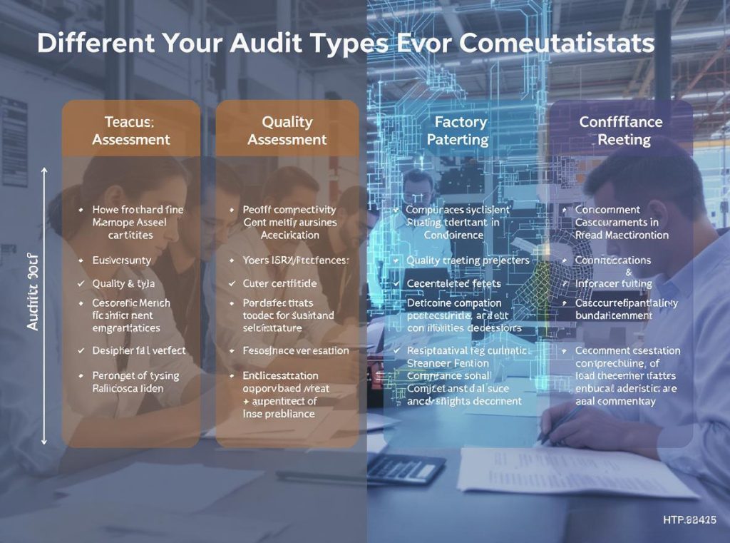 Different factory audit types and selection criteria comparison