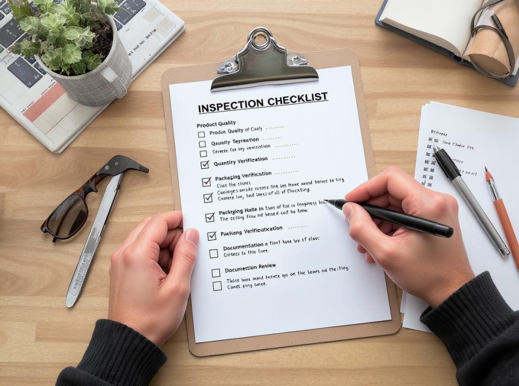 Comprehensive PSI checklist covering product quality, quantity, packaging, and compliance
