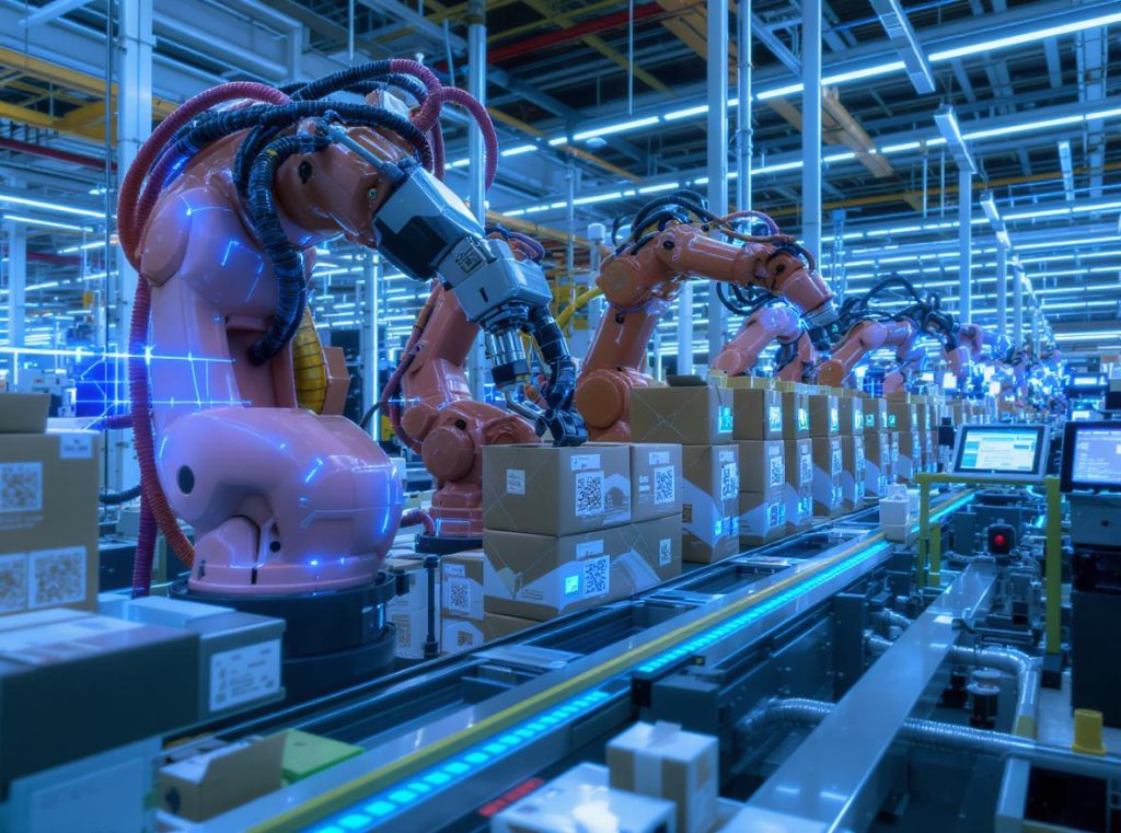 Advanced technology and automation in Chinese packaging manufacturing with smart packaging