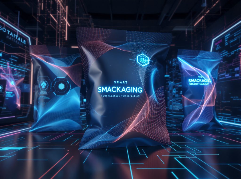 Future child-resistant packaging innovations showing smart technology and sustainable materials