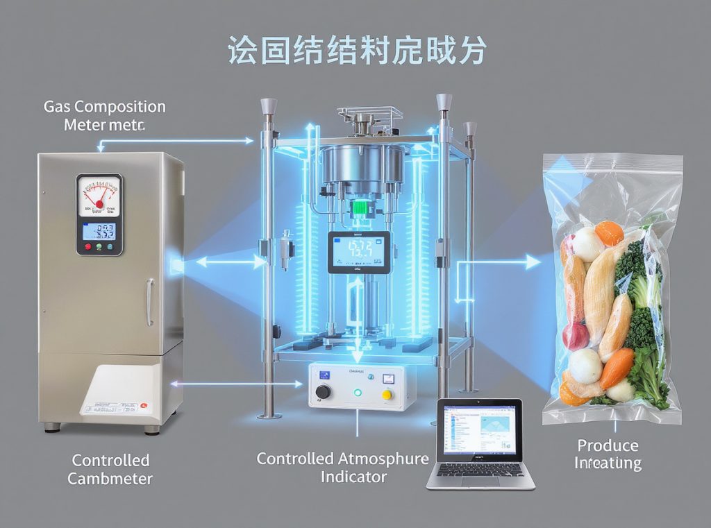 Modified atmosphere packaging system for fresh produce preservation