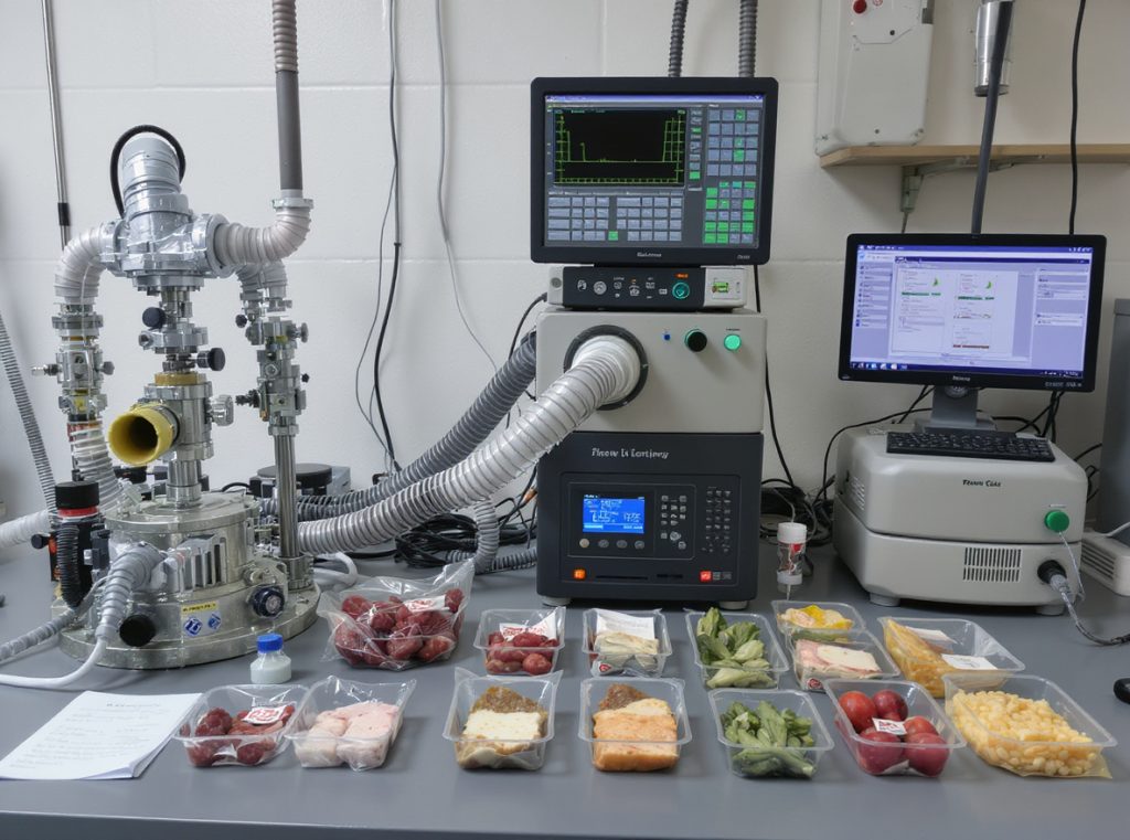 Scientific testing equipment for optimizing produce packaging ventilation