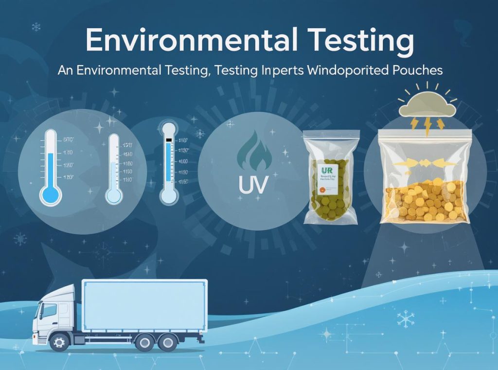 Environmental factors affecting windowed stand-up pouch performance testing