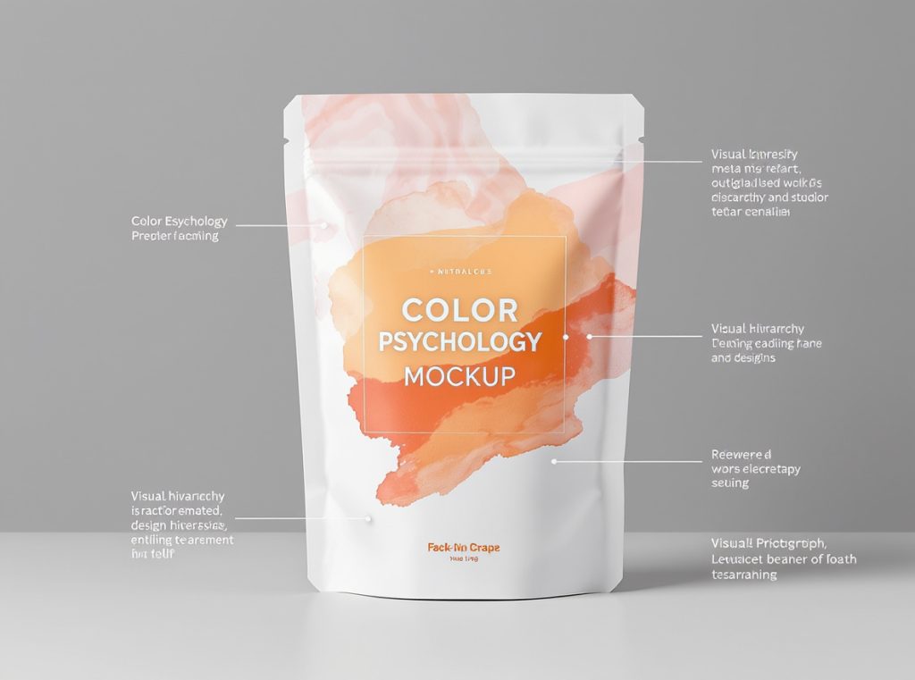 Package design elements color psychology visual hierarchy cross-selling