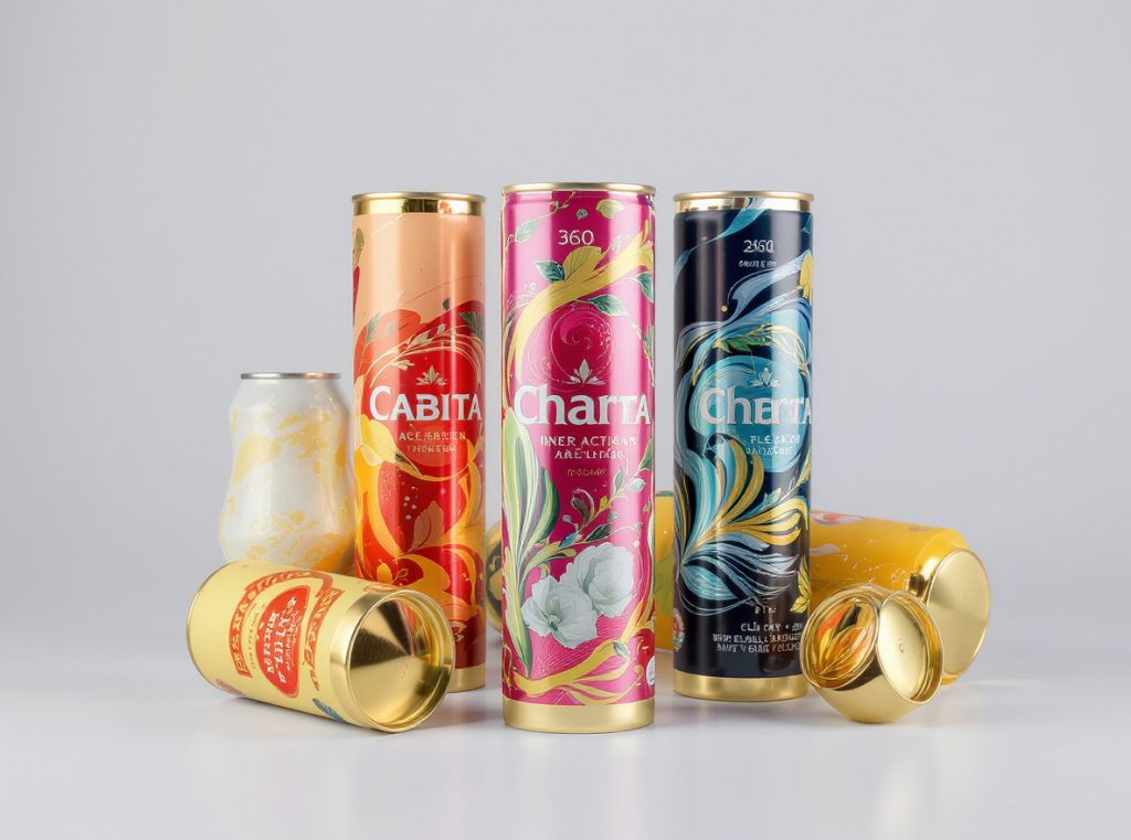 Premium branded tube packaging showing 360-degree design possibilities and marketing advantages for brand differentiation