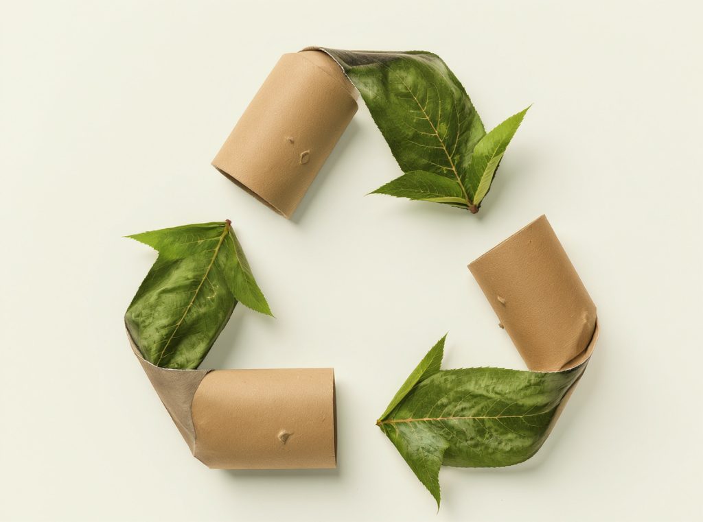 Sustainable tube packaging showing recyclable materials and environmental benefits for eco-friendly brands
