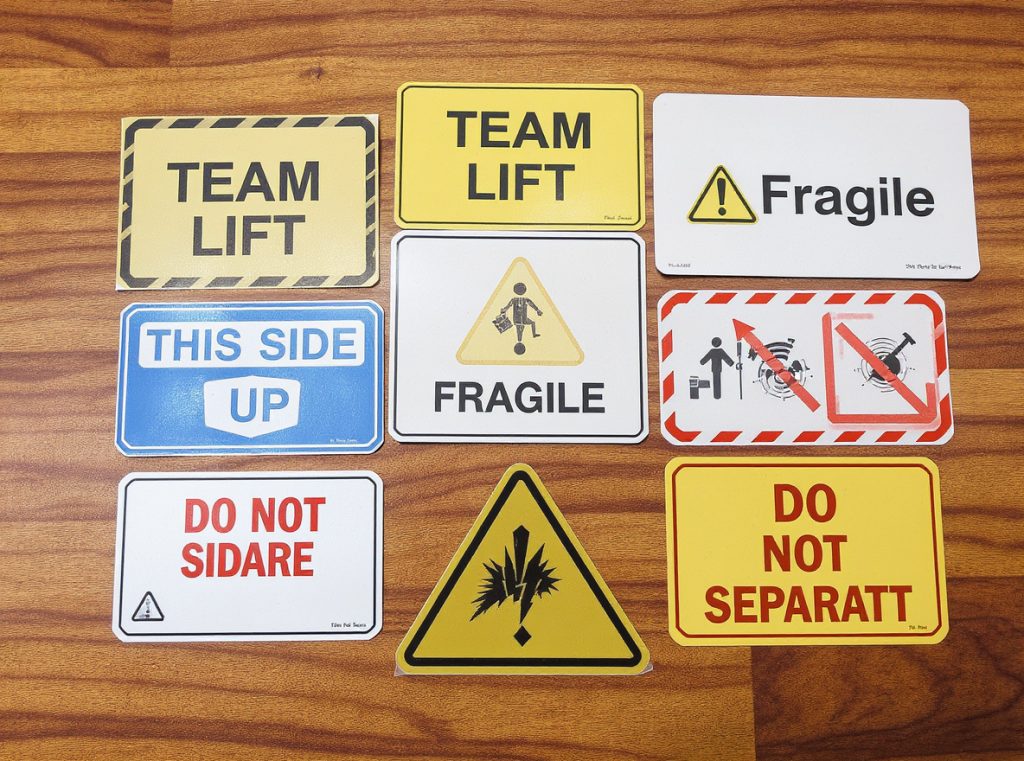 Amazon FBA special warning labels requirements collection