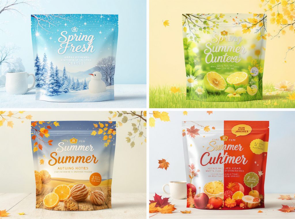 Seasonal packaging strategies cross-selling holiday themes year-round marketing